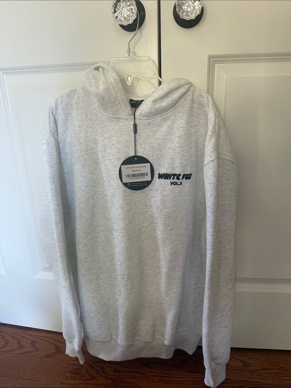 White Fox - offstage hoodie S/M Light Gray Hoodie Vol.3